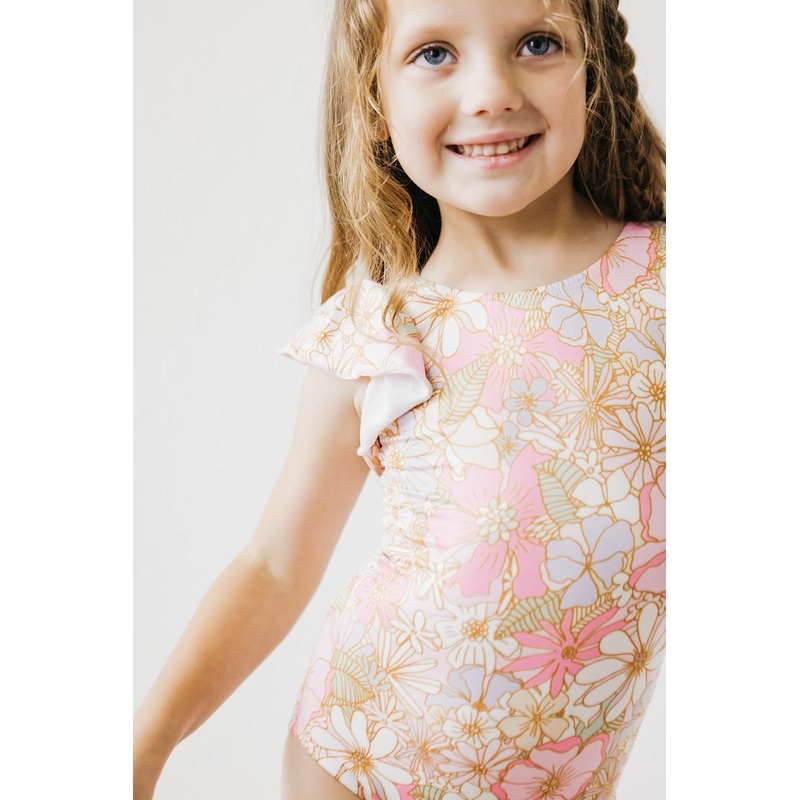 What’s Up Buttercup S/S Flutter Sleeve Leotard