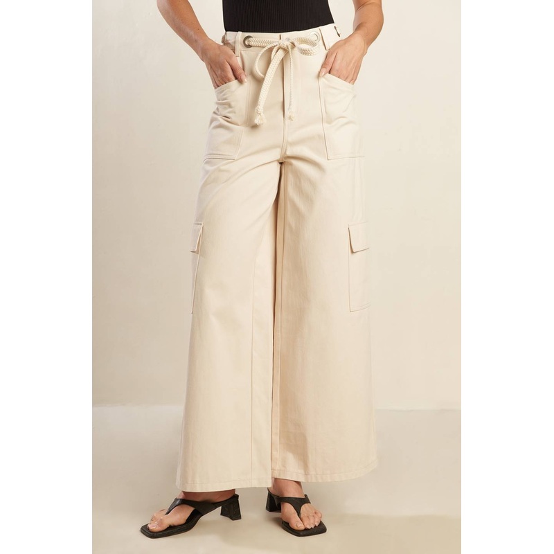 COLETTE DREAM WOVEN PANTS|ECRU|S|M|L