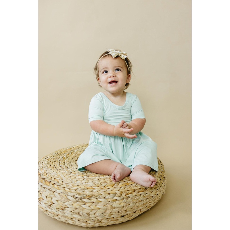 Sea Breeze Bamboo Twirl Dress|6-12 Months|12-18 Months|18-24 Months|2T|3T|4|5|6