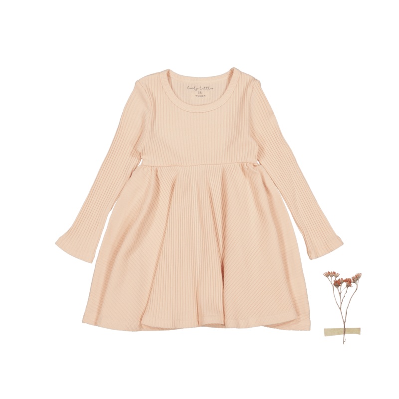 The Long Sleeve Dress – Powder