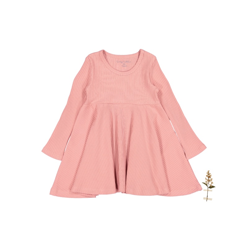 The Long Sleeve Dress – Rose|18m|24m|36m|4y|6y|8y