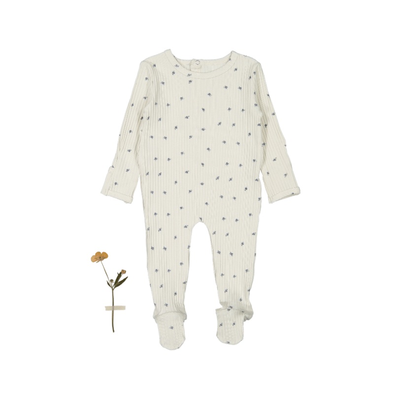 The Printed Romper – Rosa Blue