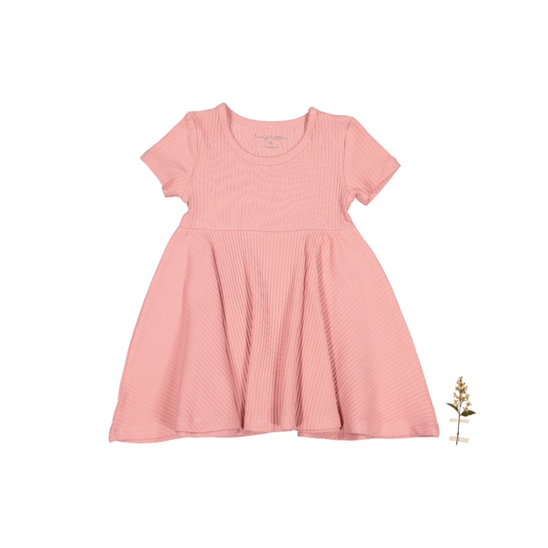 The Short Sleeve Dress – Rose|18m|24m|36m|4y|6y|8y