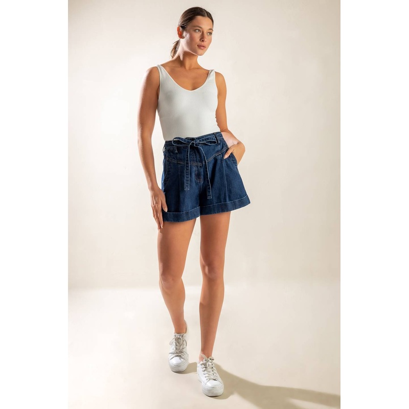 WALK IN THE PARK DENIM SHORTS|DENIM|S|M|L