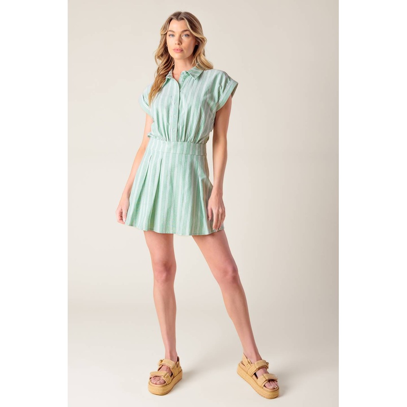 BRIDGET LA FRANCE WOVEN ROMPER