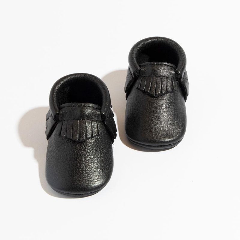 Ebony Moccasin Baby Shoe|Soft Sole|Hard Sole|1|2|3|4|5