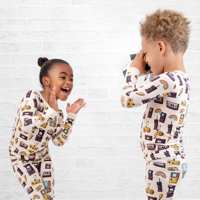 90’s Retro Long Sleeve PJ’s|2T|3T|4T|5/6Y|7/8Y|9/10Y