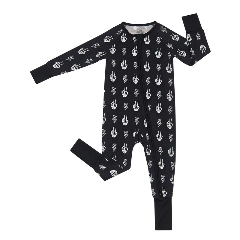 Bamboo Zip Romper | Skelly Vibes