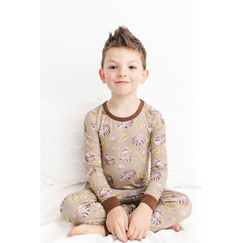 Raccoon Rascals Long Sleeve PJ’s BDLJ