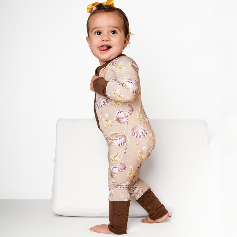 Raccoon Rascals Romper BDLJ|Newborn|0-3M|3-6M|6-12M|12-18M|18-24M