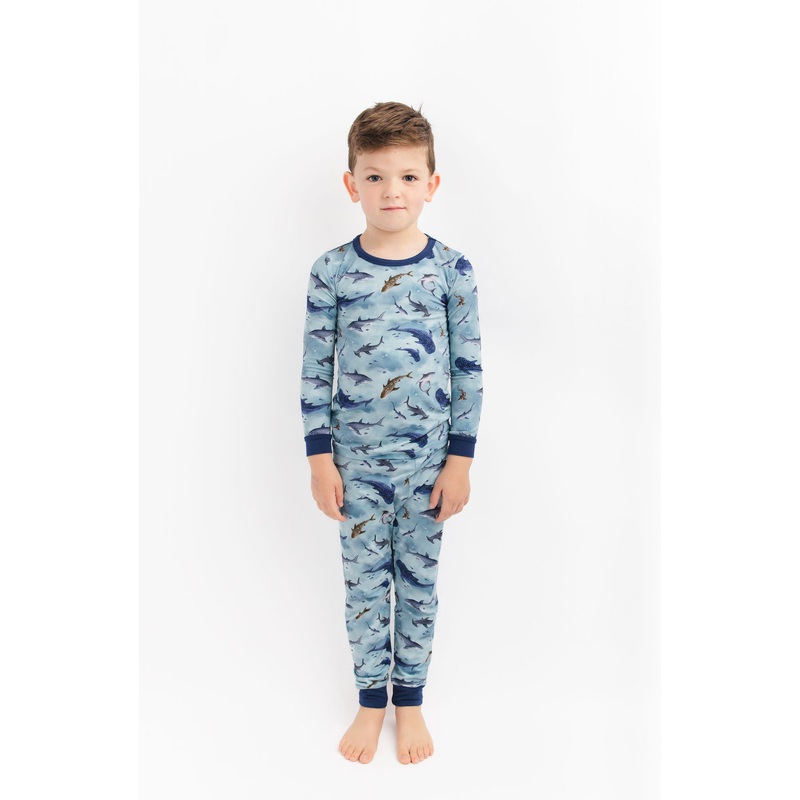 Some-Fin Special TENCEL Modal Long Sleeve PJ’s