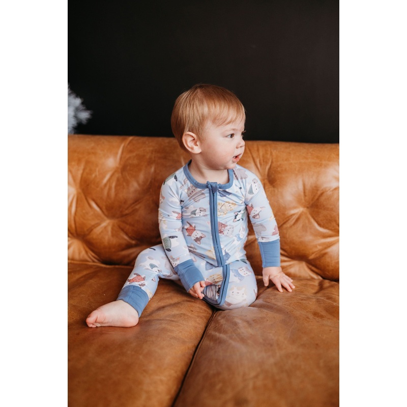 Whiskers (Blue) Romper BDLJ|Newborn|0-3M|3-6M|6-12M|12-18M|18-24M