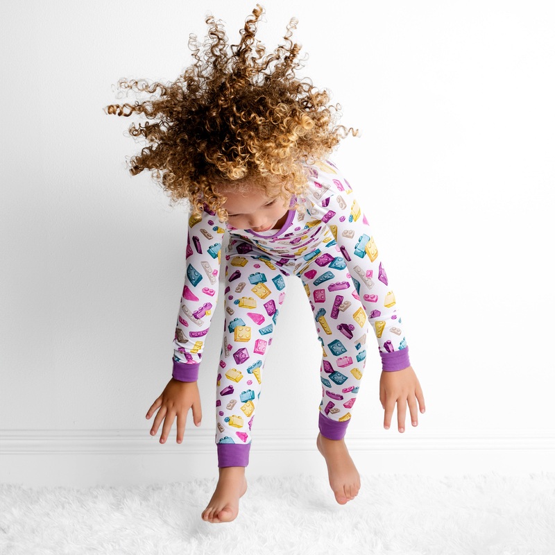 Block Party (Purple) Long Sleeve PJ’s BDLJ