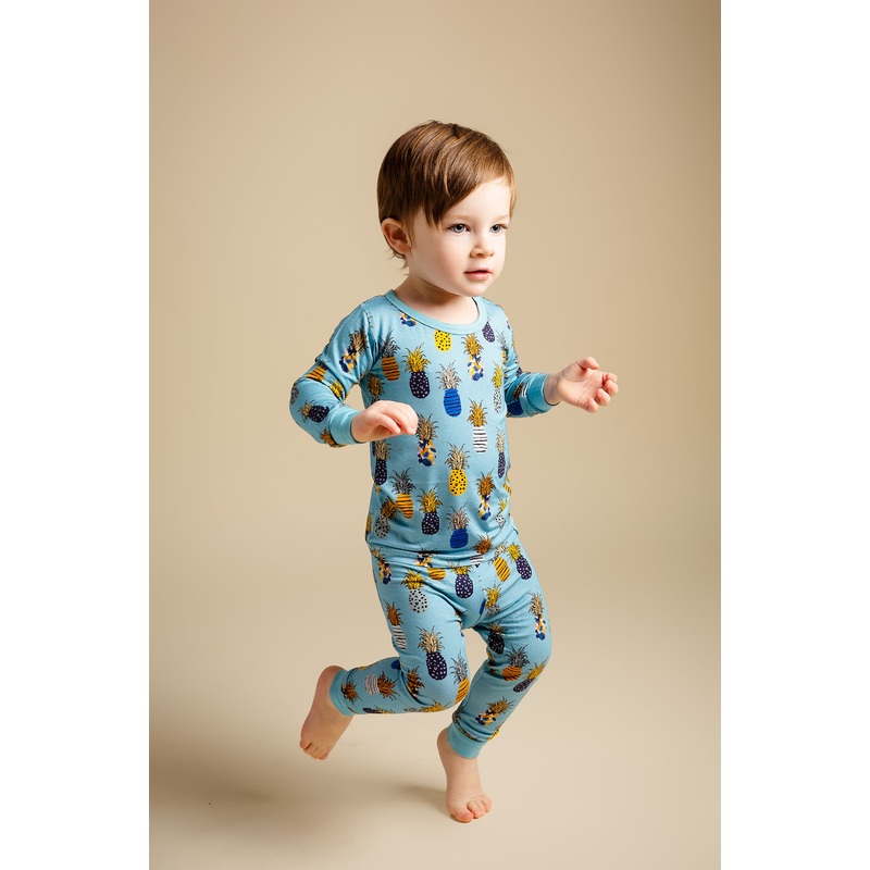 Caught In The Rain (Pineapple) Long Sleeve PJ’s BDLJ