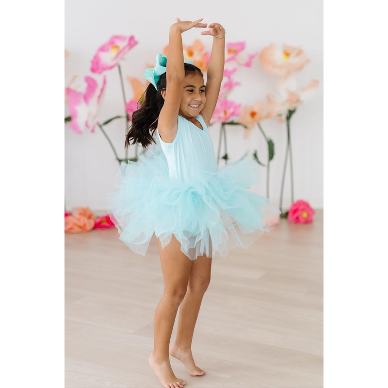 Aqua Tank Tutu Leotard|6-12M|12-24M|2T|3T|4T|5/6|7/8