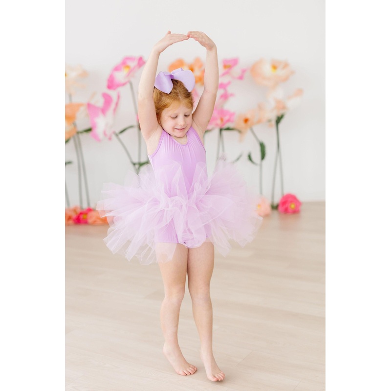 Bright Lilac Tank Tutu Leotard