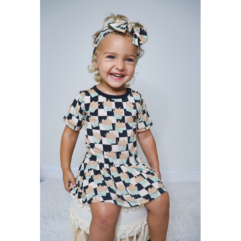 CURLY FRIES DREAM BODYSUIT DRESS