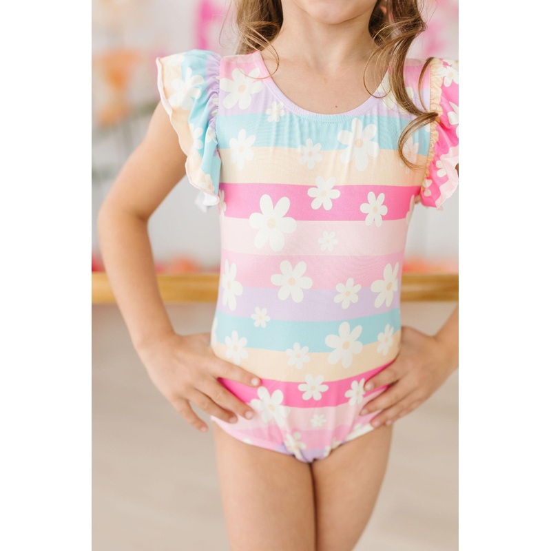 Daisy Dreams S/S Flutter Sleeve Leotard