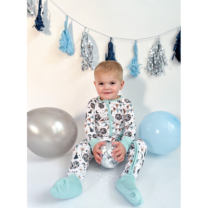 DISCO BIRTHDAY BOY DREAM ROMPER