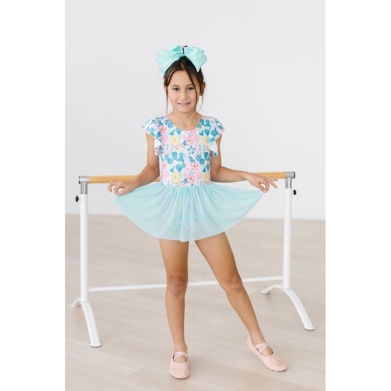 Floral Garden S/S Twirl Leotard