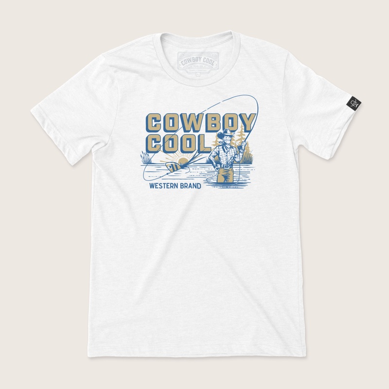 Bass Wrangler T-Shirt|White|S|M|L|XL|2XL