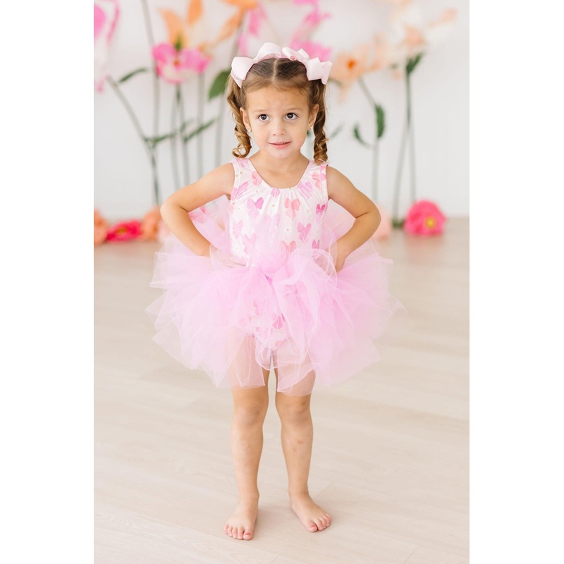 Bow Beauty Tank Tutu Leotard|6-12M|12-24M|2T|3T|4T|5/6|7/8