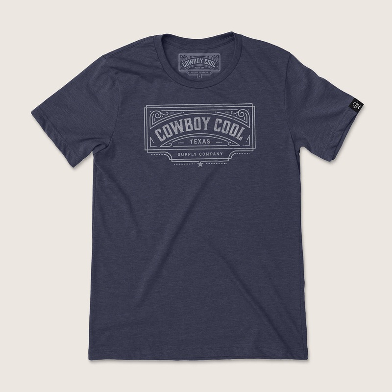 Cowboy Cool T-Shirt|S|M|L|XL|2XL|3XL|Navy