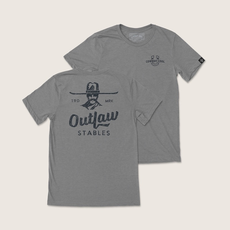 Outlaw Stables T-Shirt|S|M|L|XL|2XL|Deep Heather