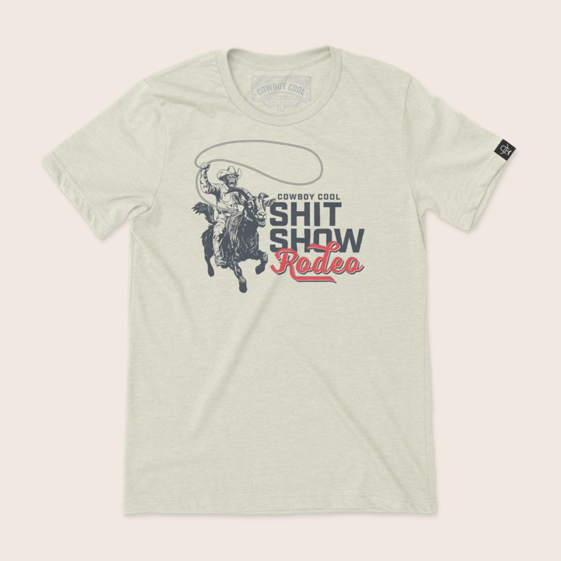 Rodeo Mayhem T-Shirt|Heather Dust|S|M|L|XL|2XL