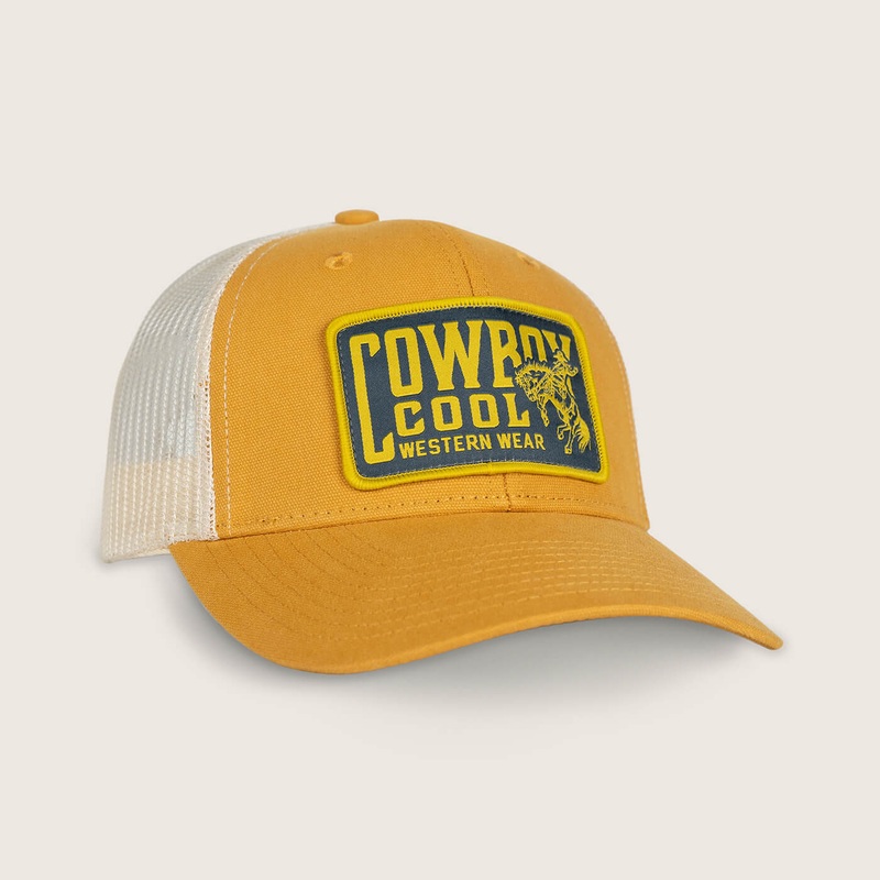 Roughrider Hat|OS|Mustard/Cream
