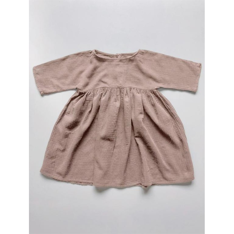 The Muslin Dress|antique rose|3-6 months|6-9 months|9-12 months|12-18 months|18-24 months|2-3 years|3-4 years|5-6 years|6-7 years|7-8 years|8-9 years|9-10 years