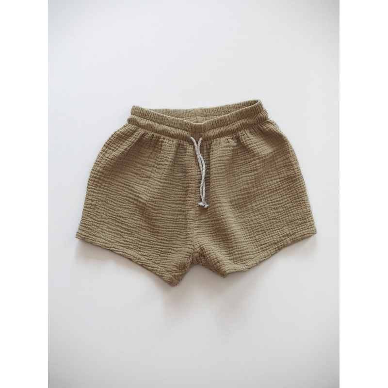 The Muslin Short|antique rose|sage|12-18 months|18-24 months|8-9 years|9-10 years|2-3 years