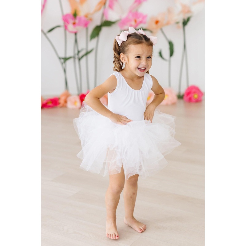 White Tank Tutu Leotard|6-12M|12-24M|2T|3T|4T|5/6|7/8