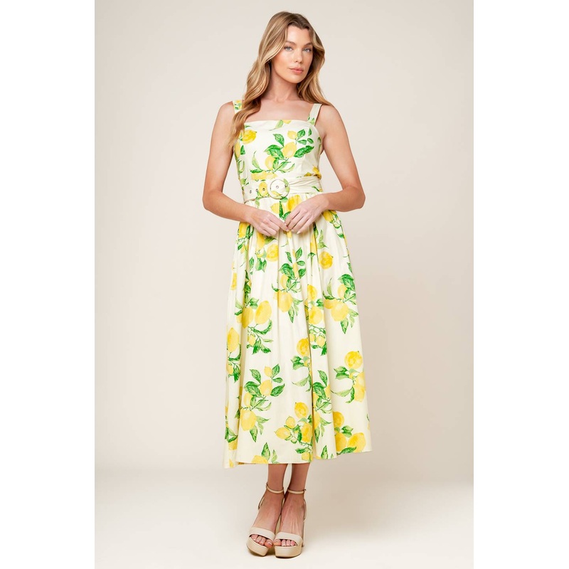 BEAMING PERFECTION IVORY WOVEN MIDI DRESS