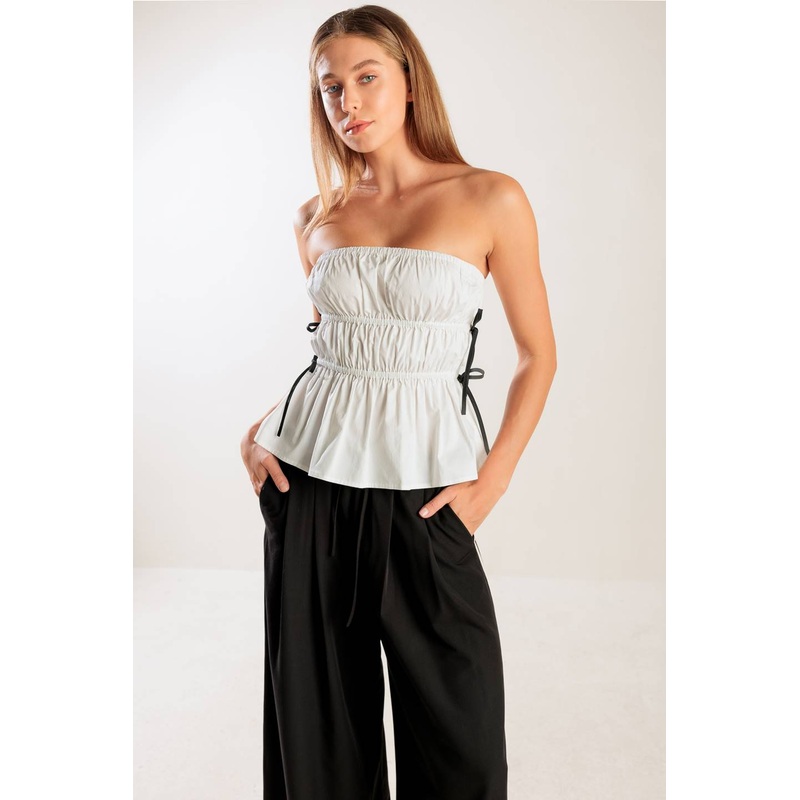 IN THIS MOMENTS WHITE TOP|WHITE|S|M|L