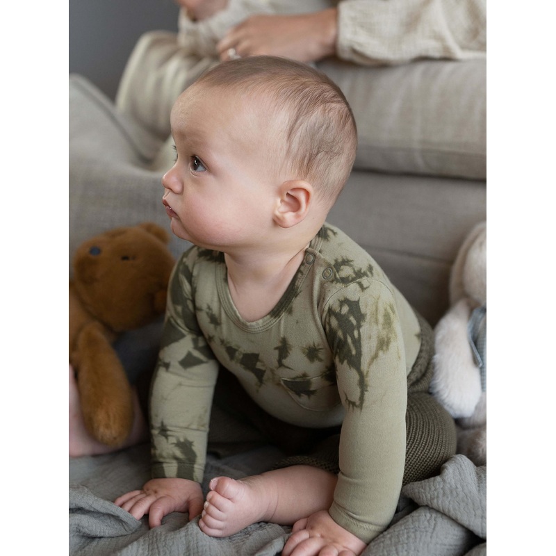 The Tie-Dye Onesie|blush tie-dye|sage tie-dye|NB|0-3 months|3-6 months|6-9 months|9-12 months|12-18 months|18-24 months|2-3 years