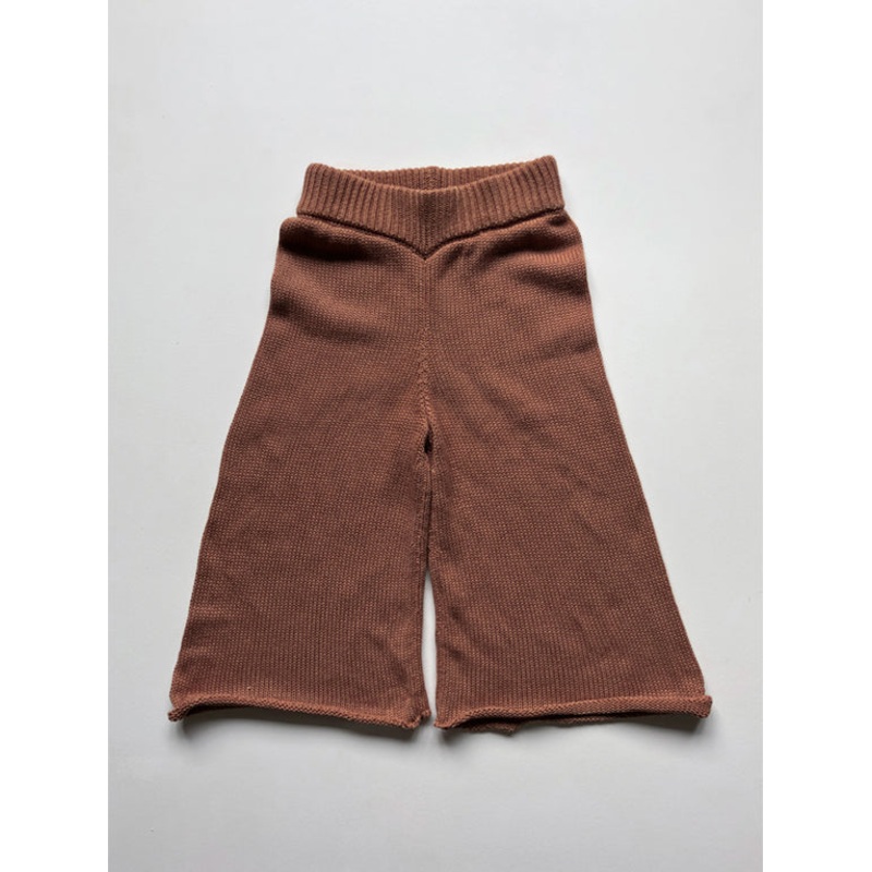 The Wide Leg Knit Trouser|caramel|mocha|olive|0-3 months|6-9 months|9-12 months|7-8 years|3-6 months|12-18 months|18-24 months|6-7 years|8-9 years