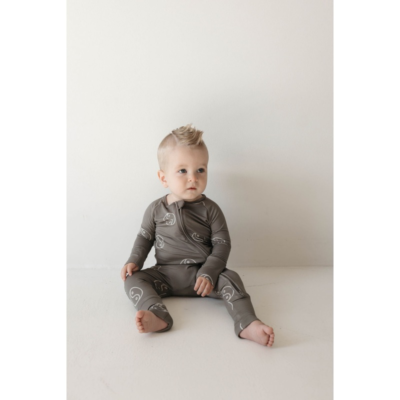Bamboo Zip Pajamas | Sage Yin Yang