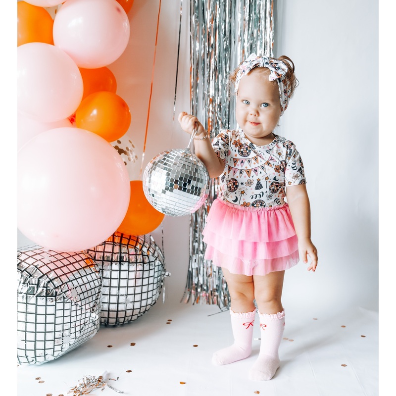 DISCO BIRTHDAY GIRL DREAM TUTU BODYSUIT DRESS