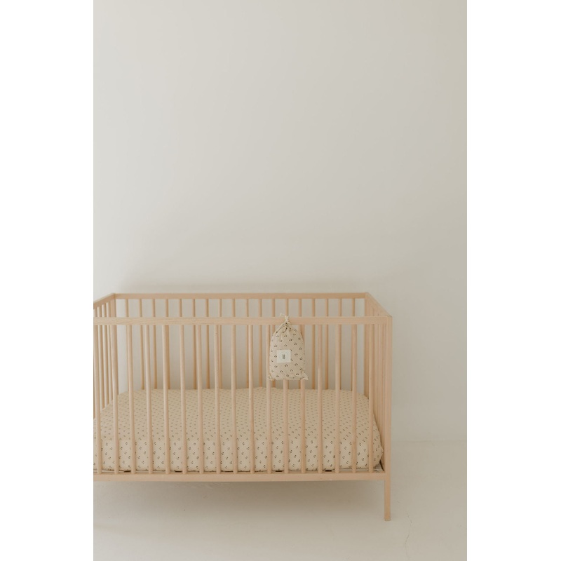 Muslin Crib Sheet | Flora