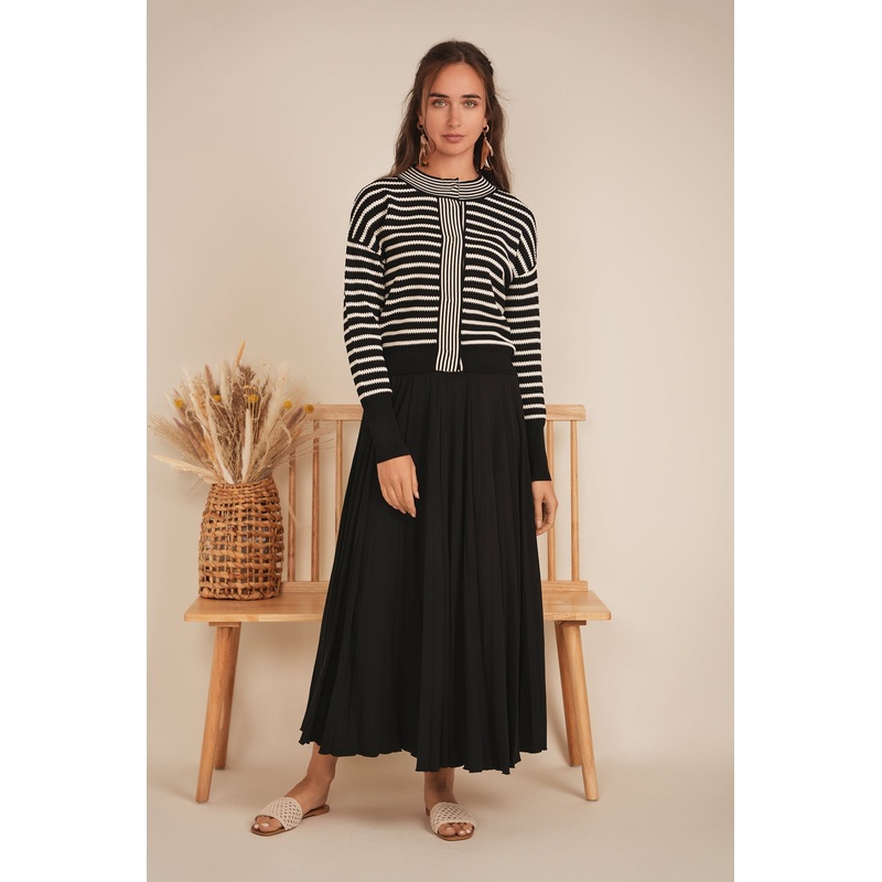 Crochet Cardigan|Black|Black/White|XXS|XS|S|M|L|XL|1XL|2XL|3XL