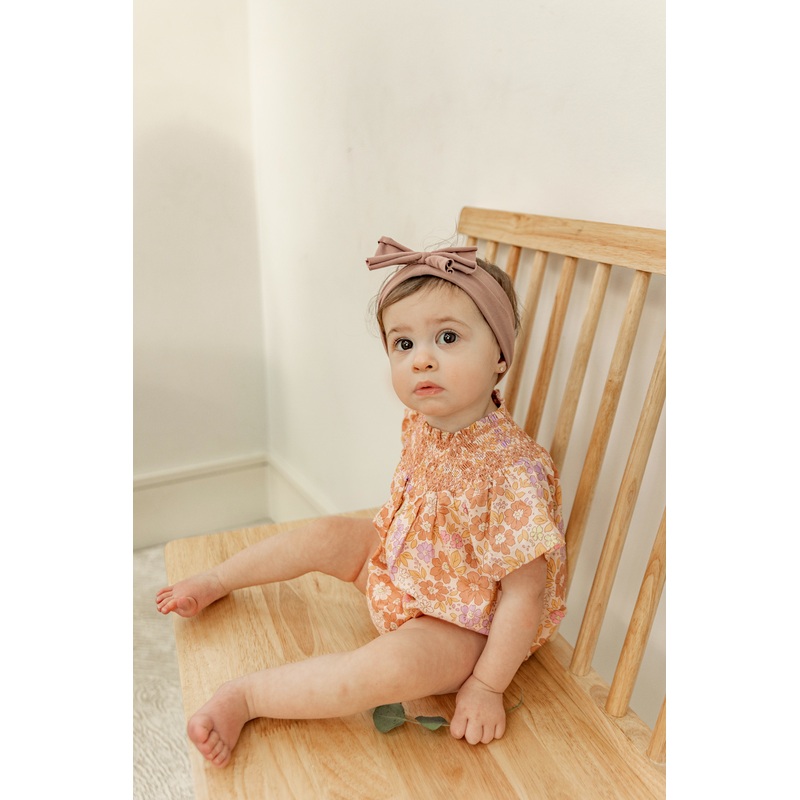 Floral Print Woven Bubble|Pink|9 Months|12 Months|18 Months|24 Months|36 Months