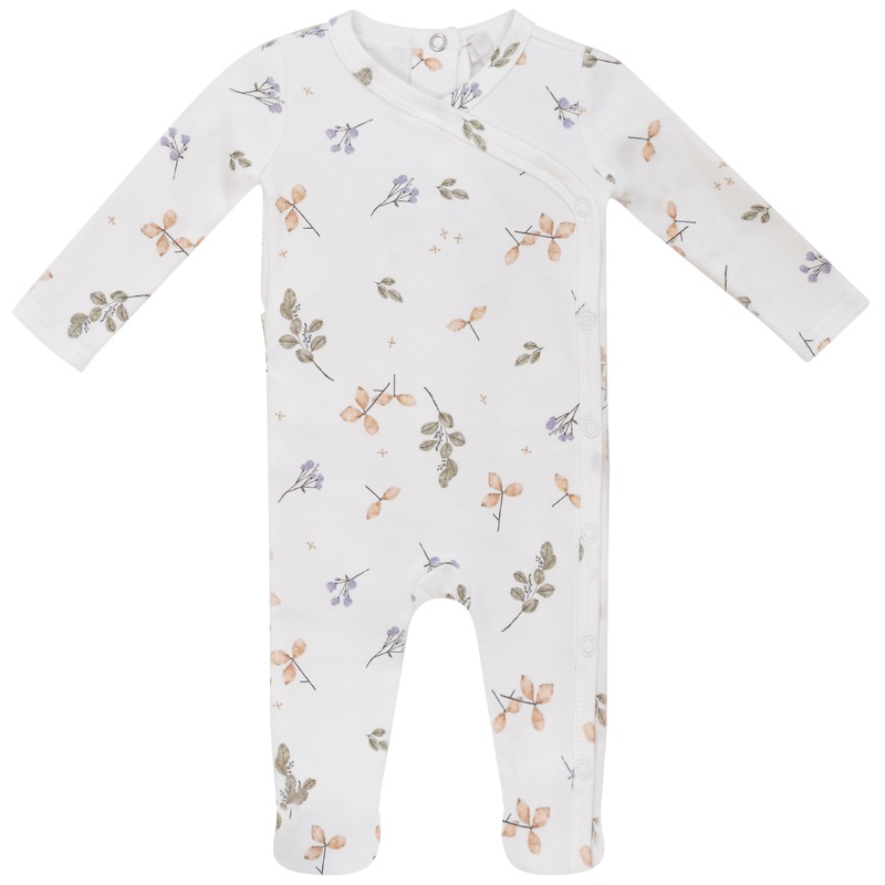 Pastel Print Onesie|White/Sage|White/Yellow|1 Month|3 Months|6 Months|9 Months|12 Months
