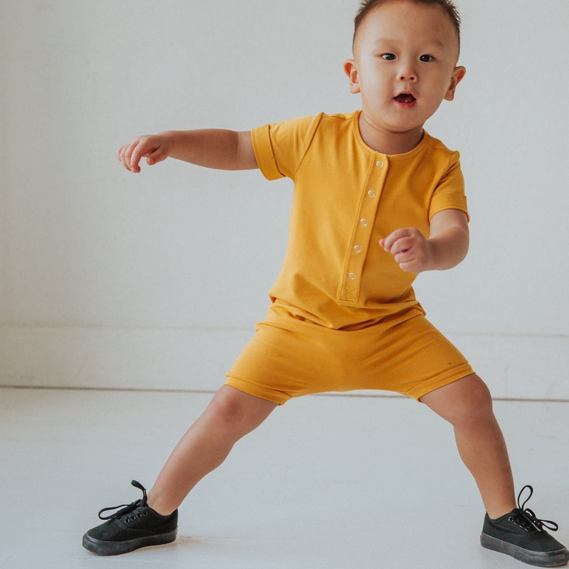 Essentials Rag Romper – ‘Honey’