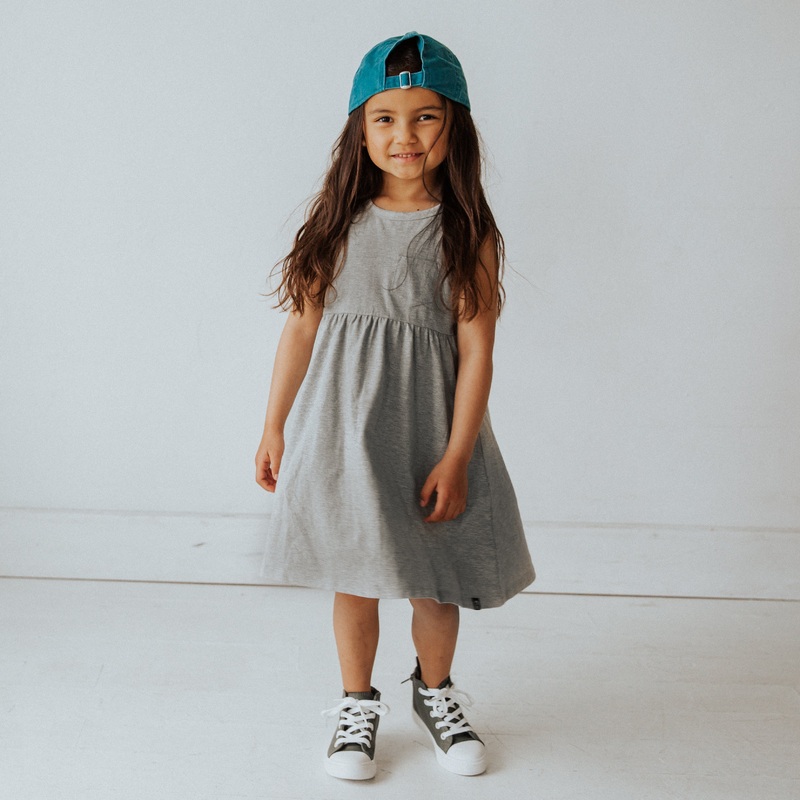 Essentials Tank Dress – ‘Heather Gray’