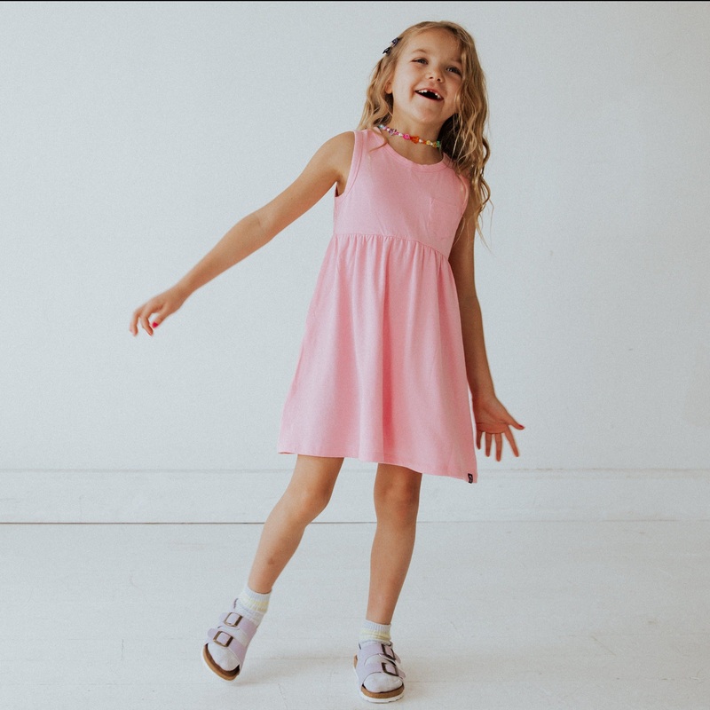 Essentials Tank Dress – ‘Light Pink’