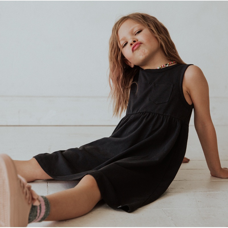 Essentials Tank Dress – ‘Phantom’