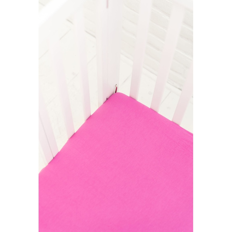 Korrie Pink Bamboo Crib Sheet