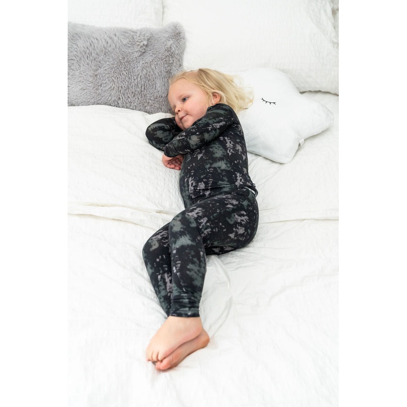Onyx Tie-Dye 2-Piece Pajama Set