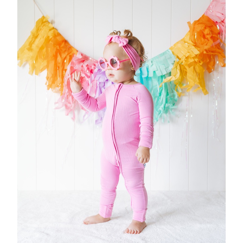 PETAL PINK DREAM ROMPER|NB|0-3M|3-6M|6-12M|12-18M|18-24M|2T|3T